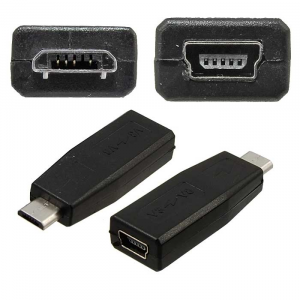 Изображение Адаптер USB-F Mini to USB-M Micro