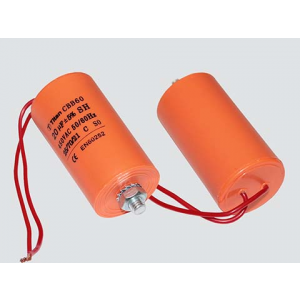 Изображение Конденсатор пусковой 14uF 450V 5% (40Х70) CBB60-G гибк.выв.+БОЛТ / CBB60-G146J450V040070