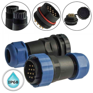 Изображение Разъём герметичный SZC28 10P-F-M
