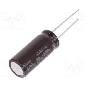 Изображение Конденсатор электролитический 39uF 400V 20% / UPT2G390MHD