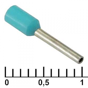 Изображение Наконечник на кабель DN00308 turquoise (0.8x8mm)