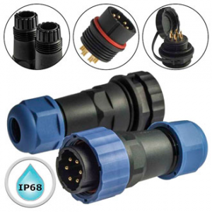 Изображение Разъём герметичный SZC21 6P-F-M
