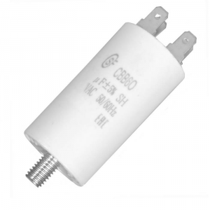 Изображение Конденсатор пусковой CBB60 10uF 450V SCREW (SAIFU)