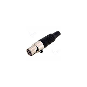 Изображение Разъём микрофонный AG5F / розетка XLR mini PIN:5 на кабель