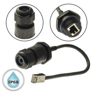 Изображение Разъём герметичный RJ45M25L25-5B