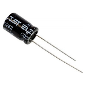 Изображение Конденсатор электролитический 330uF 50V 10x17 CD263 105C / ECRH1H331MA00F17C