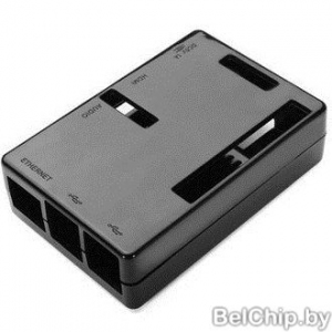 Изображение Корпус RASPBERRY-PI3-CASE-B / для Raspberry Pi 2 и Pi 3 (B/B+), 26x71x96мм, черный