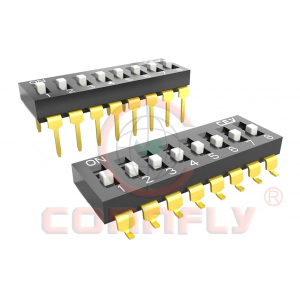 Изображение Переключатель SWD4-8 (DS-8S)(DS1040-01-8) SMD 8 поз. шаг 2.54мм