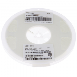 Изображение Конденсатор KSE-CC0603-0.1uF 50V X7R 10%
