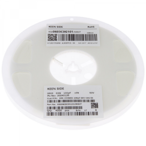 Изображение Конденсатор KSE-CC0603-100pF 50V C0G 5%