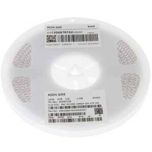 Изображение Конденсатор KSE-CC1206-1000pF 2KV X7R 10%