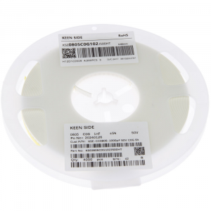 Изображение Конденсатор KSE-CC0805-1000pF 50V C0G 5%