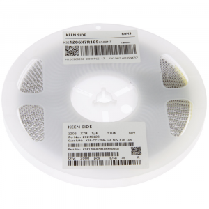 Изображение Конденсатор KSE-CC1206-1uF 50V X7R 10%