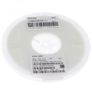 Изображение Конденсатор KSE-CC0603-1000pF 25V C0G 5%