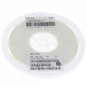 Изображение Конденсатор KSE-CC0402-1000pF 50V C0G 5%