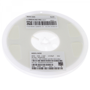 Изображение Конденсатор KSE-CC0603-1pF 50V C0G 0.25pF