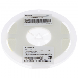 Изображение Конденсатор KSE-CC0402-1000pF 16V X7R 10%