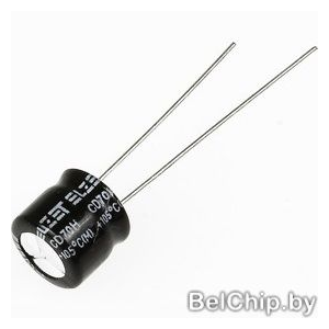 Изображение Конденсатор электролитический 100uF 10V 5x7 105С СD26С / ECKS1A101MA00C07C