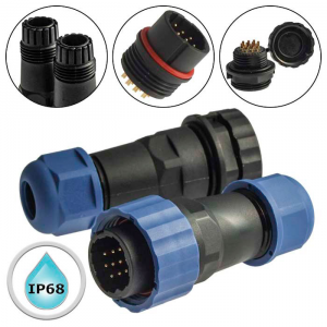 Изображение Разъём герметичный SZC21 10P-F-M