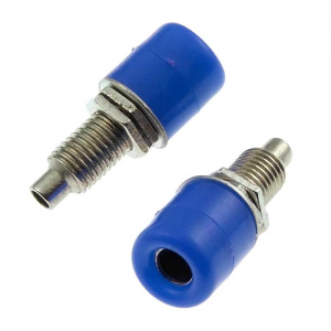 Изображение Клемма приборная Z011 4mm panel jack BLUE