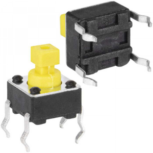 Изображение Кнопка тактовая KAN0611-0731Y 6x6x7.3 mm