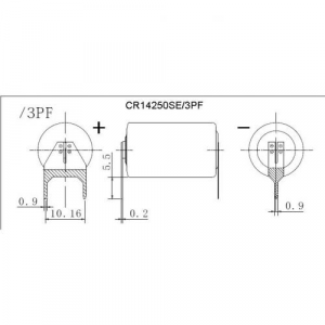 Изображение Батарейка CR14250SE/3PF