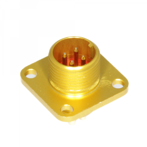Изображение Разъём PY04-4M-Y-AU yellow
