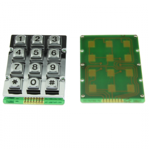 Изображение Клавиатура AK-207-N-SSB-WP-MM (3x4 waterproof metal keypad)