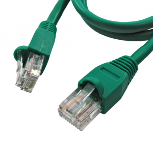 Изображение Компьютерный шнур Патчкорд RJ45 1m зеленый