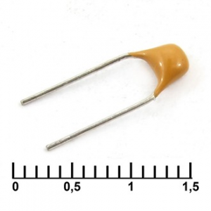 Изображение Конденсатор керамический выводной 0.01uF 50V Y5V 20%