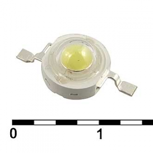 Изображение Светодиод мощный 3W 3.6V 200-220LM 5000-6500K