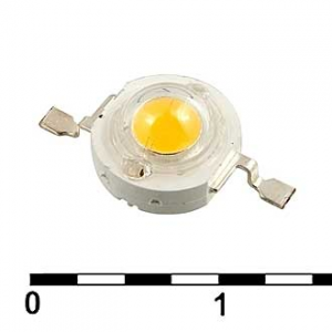 Изображение Светодиод мощный 3W 3.6V 160-180LM 3000-3500K