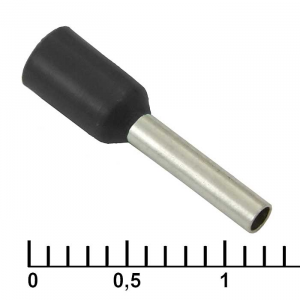 Изображение Наконечник на кабель DN01008 black (1.4x8mm)
