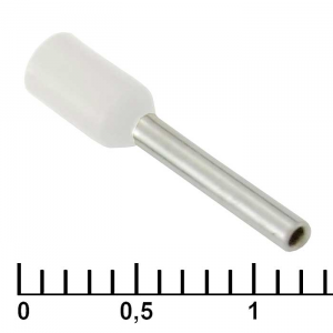 Изображение Наконечник на кабель DN00710 white (1.2x10mm)