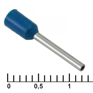 Изображение Наконечник на кабель DN00510 blue (1x10mm)
