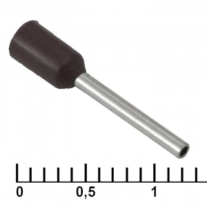 Изображение Наконечник на кабель DN00510 black (1x10mm)