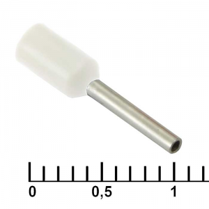 Изображение Наконечник на кабель DN00508 white (1x8mm)