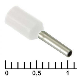 Изображение Наконечник на кабель DN00506 white (1x6mm)