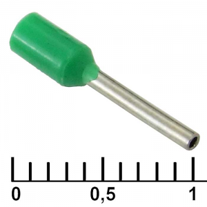 Изображение Наконечник на кабель DN00308 green (0.8x8mm)