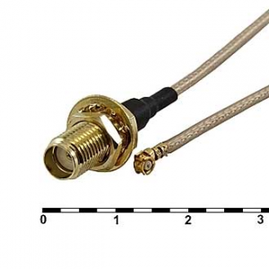 Изображение Разъем высокочастотный UFL-F/SMA-F JV-003+O 41CM