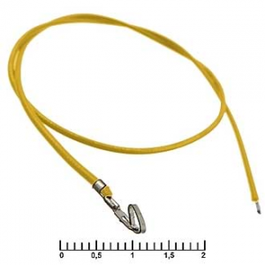 Изображение Разъем питания низковольтный HU 2,54 mm AWG26 0,3m yellow
