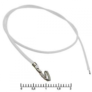 Изображение Разъем питания низковольтный HU 2,54 mm AWG26 0,3m white