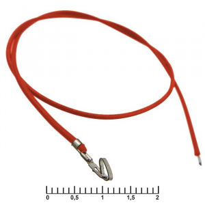 Изображение Разъем питания низковольтный HU 2,54 mm AWG26 0,3m red
