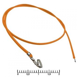 Изображение Разъем питания низковольтный HU 2,54 mm AWG26 0,3m orange