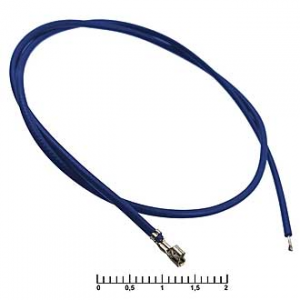 Изображение Разъем питания низковольтный HB 2,00 mm AWG26 0,3m blue