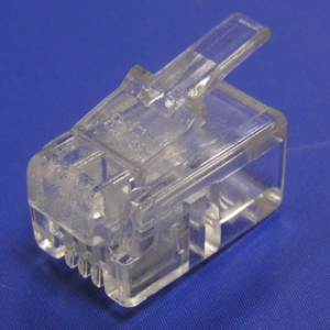 Изображение Разъём телефонный RJ11 (TP-4P4C)