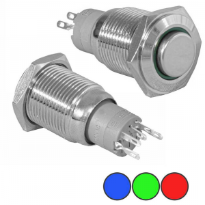 Изображение Кнопка антивандальная LAS2-GQH-11ZE/B on-on