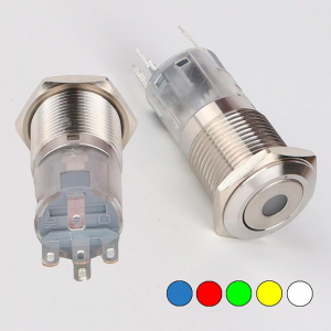 Изображение Кнопка антивандальная LAS2-GQF-11ZD/B on-on