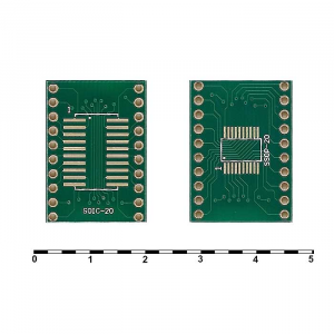 Изображение Панель для микросхем Плата SOIC-20 и SSOP-20