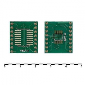 Изображение Панель для микросхем Плата SOIC-16 и SSOP-16